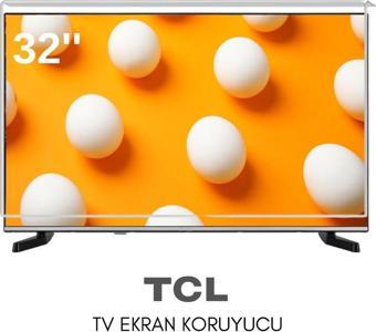 Technozi TCL Uyumlu 32" inç 132 Ekran Tv Koruyucu Kırılmaz Paneli