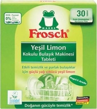 Yeşil Limonlu Bulaşık Deterjanı Tablet 30 Lu