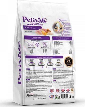 Petiva Yetişkin Kedi Balık Etli 1.5 Kg