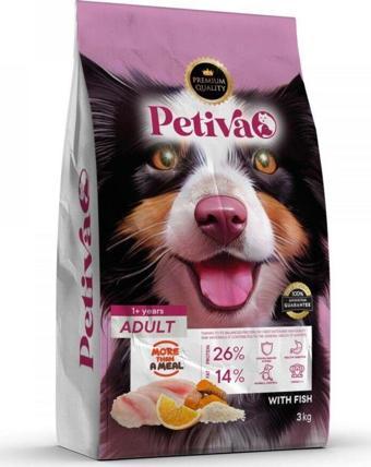 Petiva Yetişkin Köpek Maması Balık Etli 3 Kg