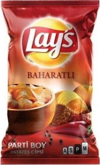 Lay-s Baharatlı Parti Boyu 130 Gr. ( Cips ) (12'li)