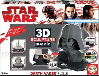 Star Wars Darth Vader 3D Heykel Puzzle Sculpture Pazıl 160 Parça