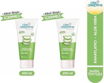 Cire Aseptine Soft Prebiyotik Aloe Vera El,Yüz ve Vücut Kremi 200 Ml 2 Adet