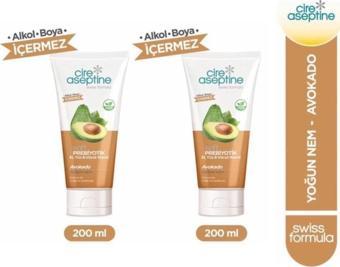 Cire Aseptine Soft Prebiyotik Avokado El,Yüz ve Vücut Kremi 200 Ml 2 Adet