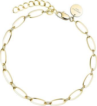 Rosefield JBOLG.J540 Oval Altın Renkli Çelik Bileklik