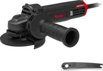 Kress KUS26 1200Watt 125mm Kömürsüz Motor Profesyonel Avuç Taşlama 