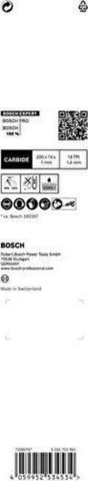 Bosch Expert ‘thin Tough Metal’ S 1022 Ehm Panter Testere Bıçağı 1 Parça