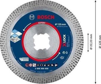 Bosch Expert Hardceramic X-Lock Elmas Kesme Diski 125 x 22,23 x 1,4 x 10 mm