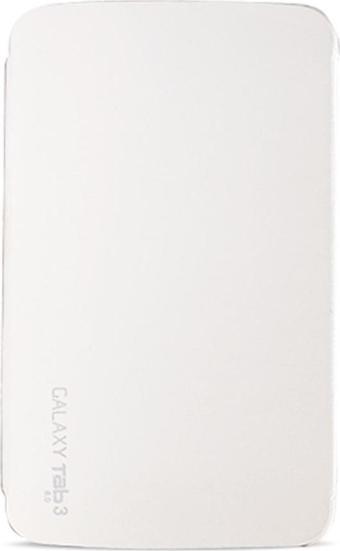 Samsung Galaxy Tab 3 T310 8" Yan Kapaklı Kılıf Beyaz
