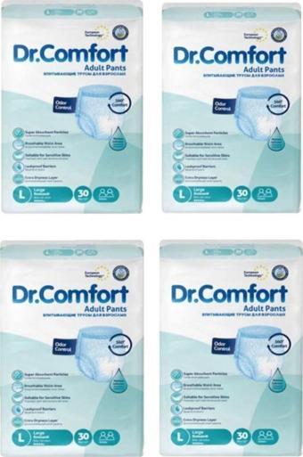 Dr.Comfort Emici Külot L 30'Lu 4 Paket Hasta Bezi