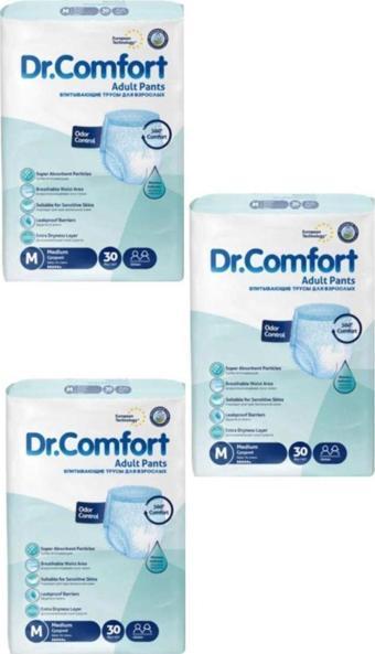 Dr.Comfort Emici Külot M 30'Lu 3 Paket Hasta Bezi