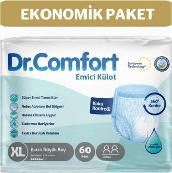 Dr.Comfort Yetişkin Emici Külot Ekstra Large 30'Lu 2 Paket 60 Adet