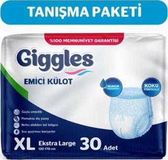 Giggles Emici Külot Hasta Bezi Xl Beden 30 Adet