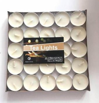 Tealight Ekru Mum 100 lü Paket