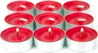 Tealight Kırmızı Mum 100 lü Paket