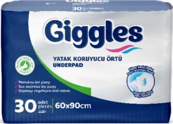 Giggles Yatak Koruyucu Örtü 30 Lu Paket Özel Koruma Bölgeli 60Cm X 90Cm