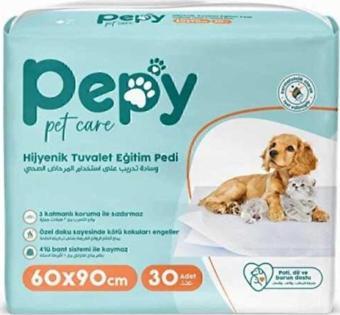 Pepy Hijyenik Yapışkanlı Tuvalet Eğitim Pedi Köpek / Kedi Çiş Pedi 30 Adet