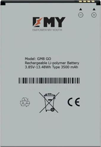 EMY General Mobile GM 8 Go / GM 9 Go / GM 6s Batarya 3500 mAh