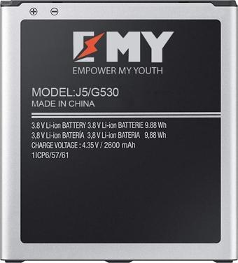 EMY Samsung Galaxy J5 J500 / Grand Prime G530 Batarya 2600 mAh