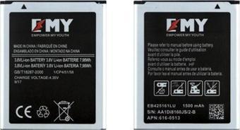 EMY Samsung Galaxy S3 Mini I8190 / J1 Mini J105 Batarya 1500 mAh