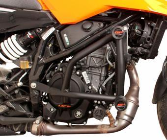 GP Kompozit KTM Duke 125 / 250 / 390 2024 Uyumlu Motor Koruma Demiri Siyah