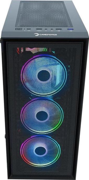 GamePower Manta 4 x 120mm A-RGB Fan Gaming mATX Kasa