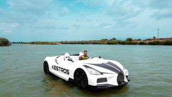 Ocean Bugatti Jetcar  WaterCar White