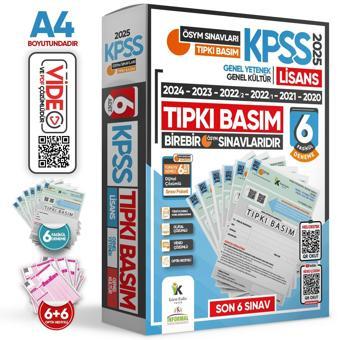 2025 KPSS Lisans ÖSYM Çıkmış Soru Tıpkı Basım 6lı Deneme Paketi Video Çözümlü Türkiye Geneli - İnformal Yayınları