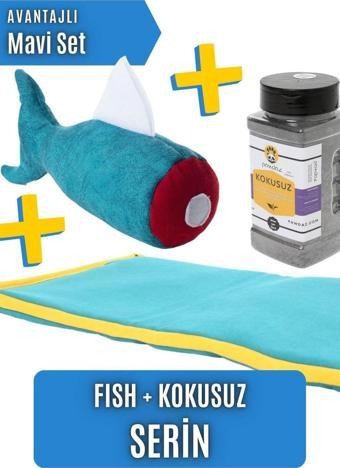 Pawdaz Avantajlı Mavi Set (Serin - Fish - Kokusuz)