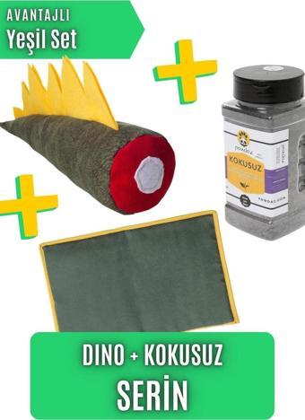 Pawdaz Avantajlı Yeşil Set (Serin - Dino - Kokusuz)