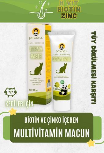 Pawdaz Dermapaste (100G) - Deri Ve Tüy Sağlığı Için Malt - Biotin, Çinko, Omega 3&6