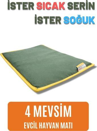 Pawdaz Serin (60 x 40 cm) - 4 Mevsim Kedi/ Köpek Matı, Sıcak Veya Soğuk Kullanılabilen Minder Yatak