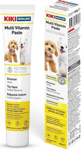 Kiki Excellent Köpek Multi Vitamin Paste Macun 100 Gr. Kd301