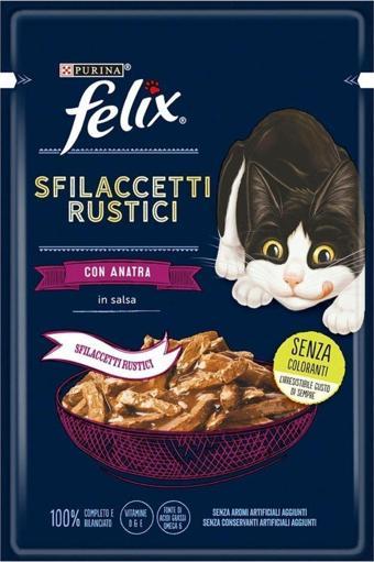 Purina Felix Felixgustosi Sfilaccetti Ördekli Yaş Kedi Maması 80gr