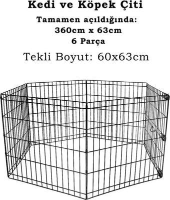 Wahw Pet Köpek Çiti 6 parça - 60x63cm -360x63cm