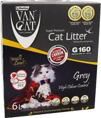 Wahw Pet Vancat Aktif Karbon Grey Kedi Kumu 6 Lt (Kutu) - 8699245858044