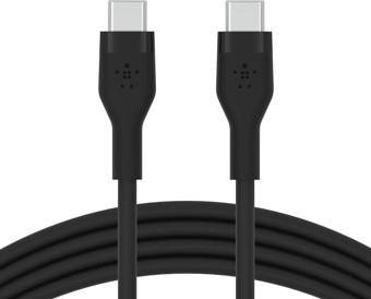 Belkin BoostCharge Flex USB-C'den USB-C'ye Kablo 60W 1Metre Siyah