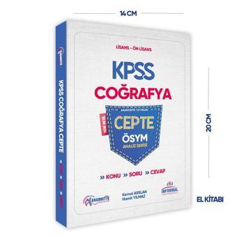 2025 KPSS Lisans Ön Lisans Coğrafya Cepte Konu Anlatımlı Soru-Cevap ÖSYM Analiz Serisi Son TÜİK Ekli - İnformal Yayınları