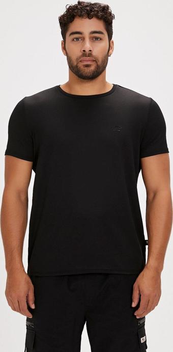Frank Siyah Basic Erkek Tişört