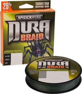 SpiderWire Dura Braid İp Misina MOSS GREEN-0.15MM - 135M - 13KG