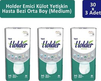  Holder Emici Külot Yetişkin Hasta Bezi Orta Boy ( Medium ) 30 x 3 Adet