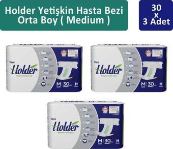 Holder Yetişkin Hasta Bezi Orta Boy ( Medium ) 30 x 3 Adet