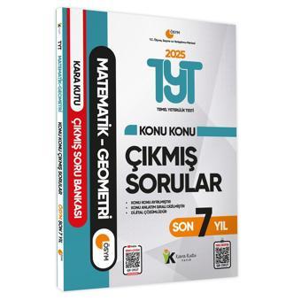 2025 YKS-TYT Matematik-Geometri Karakutu Konu Konu Çıkmış Soru Bankası ÖSYM Son 7 Yıl D. Çözümlü - İnformal Yayınları