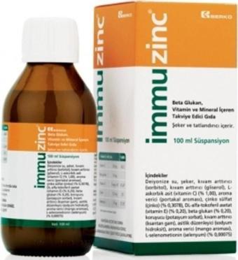 Immuzinc Süspansiyon 100 Ml