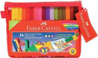 Faber Castell Eğlenceli Fermuarlı Keçeli Kalem 16 Renk 16882