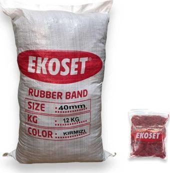 Toptan Kırmızı Maydonoz Lastiği 40mm 12 Kg