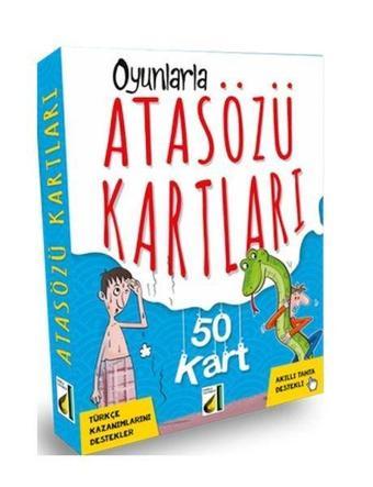 Oyunlarla Atasözü Kartları - 50 Kart - Kolektif  - Damla Yayınevi