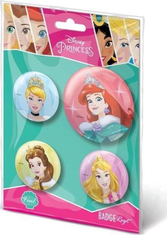 Rozet Seti, Disney Princess (4 Adet)-Red Castle ROZ-05