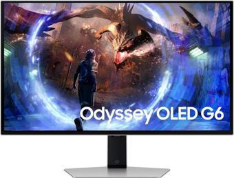 SAMSUNG ODYSSEY G6 LS27DG602SUXUF 27" 0,03Ms 360Hz OLED QHD FREESYNC PREMIUM HDR10+ GAMİNG MONİTÖR