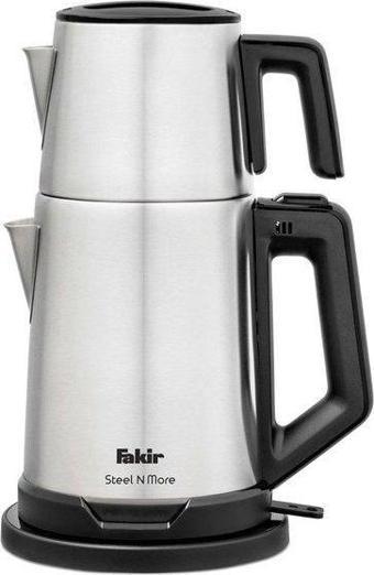 Fakir Steel N More Inox 1650 W Çelik Çay Makinesi Gümüş